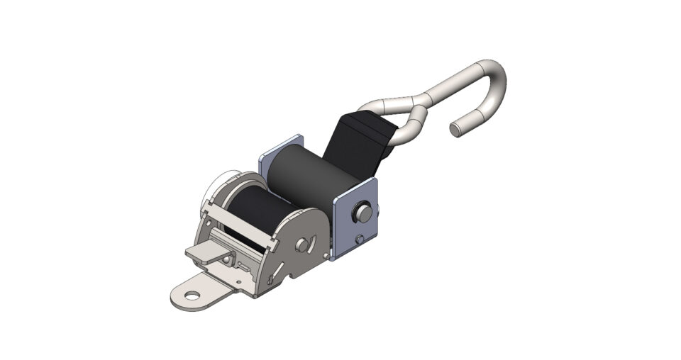 Retractor achter incl. geleiderol TR+