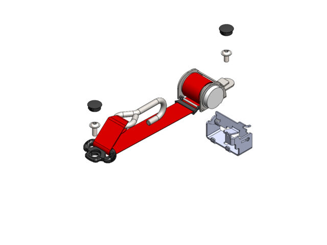 photo of Retractor + mechaniek (voorzijde) TriflexAIR vloer